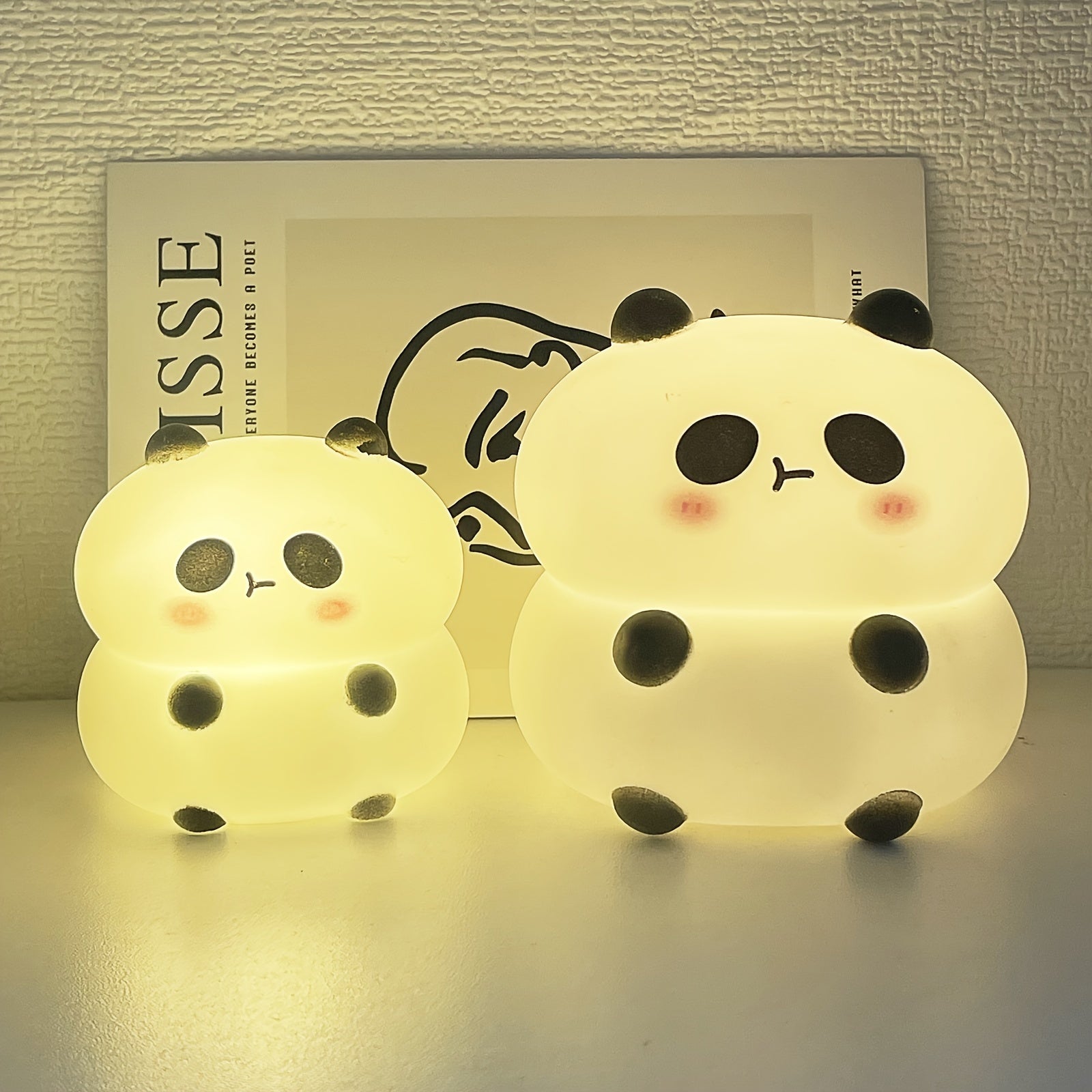 PandaGlow - Aziatisch-geïnspireerd Panda Nachtlampje met LED-verlichting