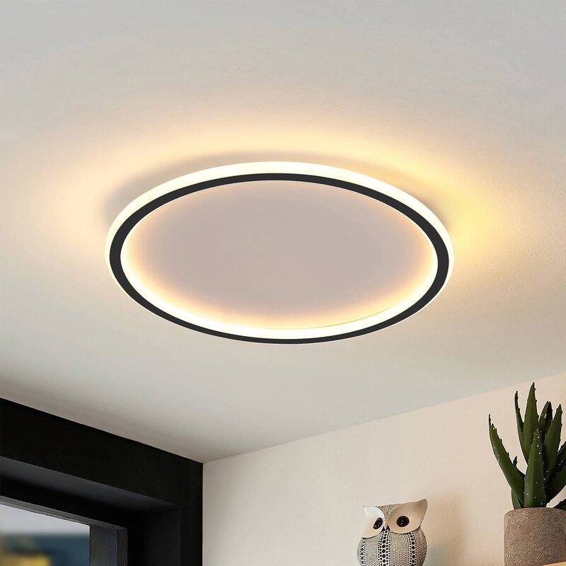 LunaNova - Moderne Ronde LED Plafondlamp Metaal/Acryl