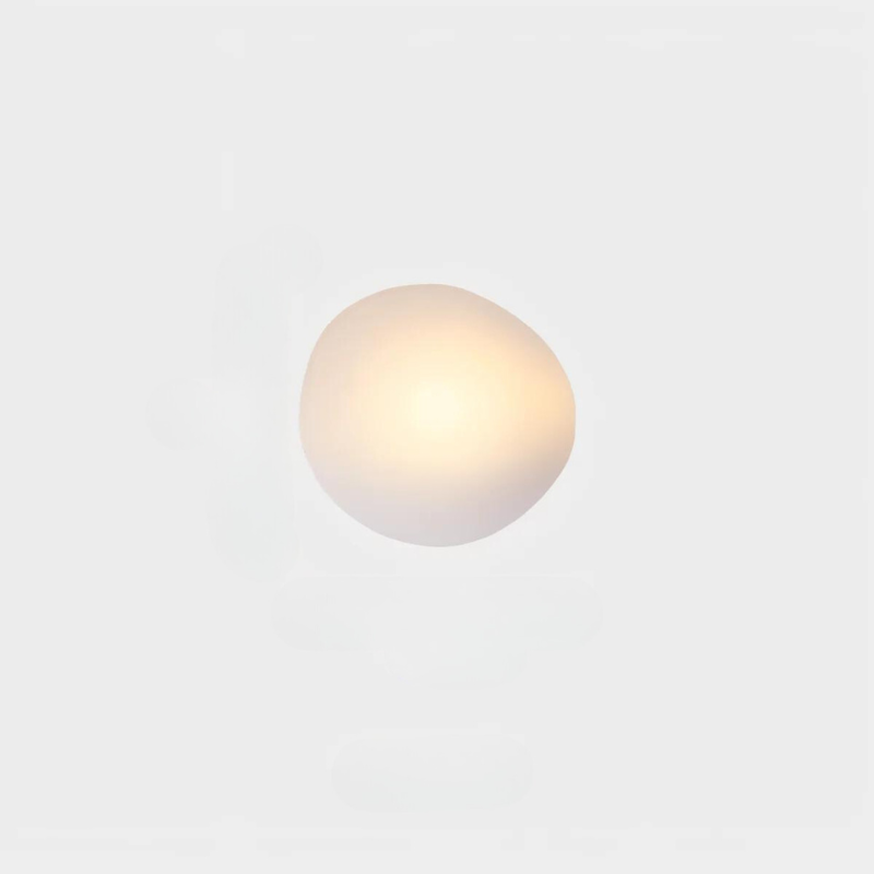 PebbleHue Wandlamp - LED Wandlamp van Glas in Noordse Stijl