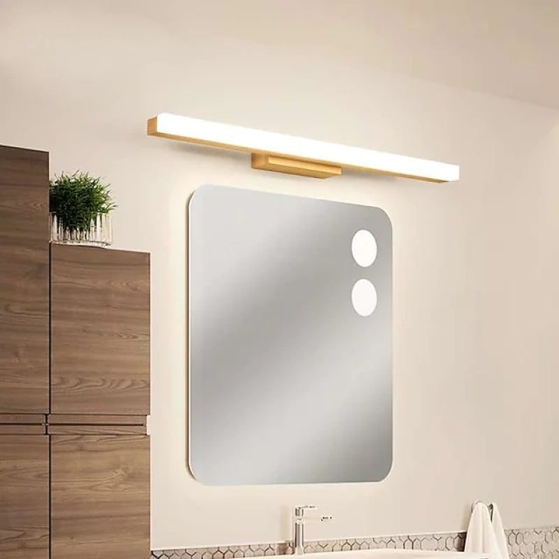 Leigh Moderne Lineaire LED Wandlamp - Badkamer/Woonkamer - Hout