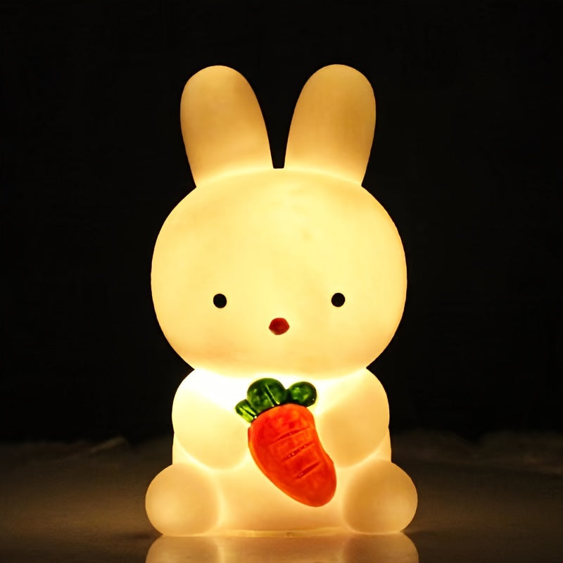 BunnyGlow - Schattige Konijnenlamp met LED Licht voor Decoratie en Nachtverlichting