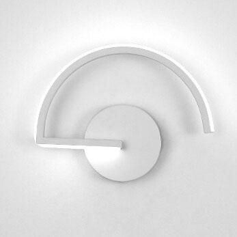 Moderne minimalistische Curves Line LED-wandlamp met 1 licht