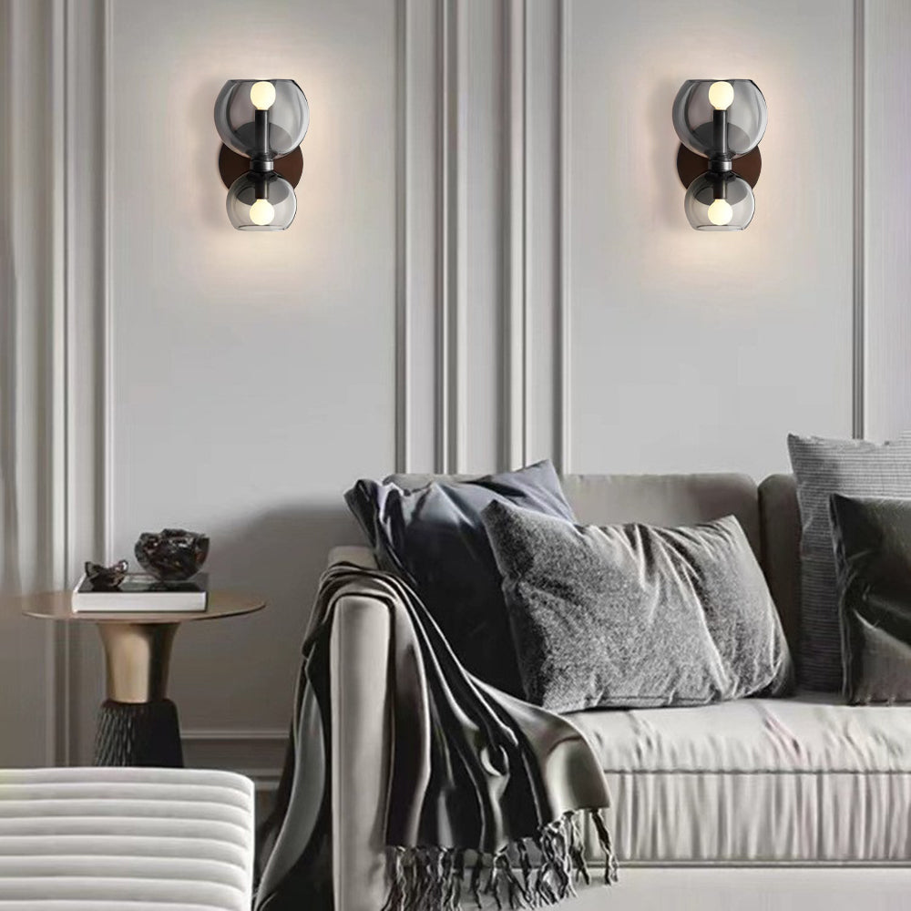 Valentina Moderne LED Wandlamp van Luminoir - Wit - Metaal/Glas - Voor Woonkamer