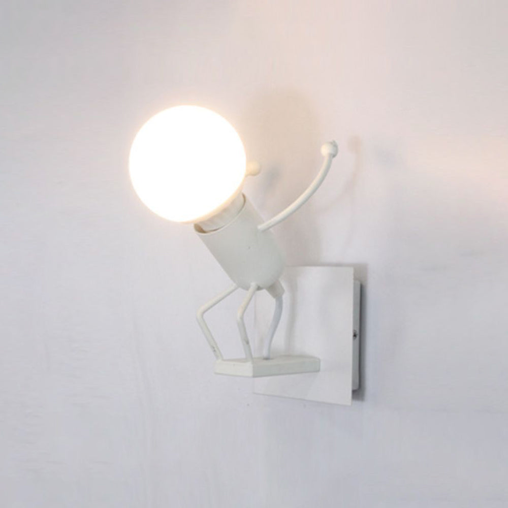 Moderne LED Wandlamp Wit/Zwart voor Badkamer en Woonkamer