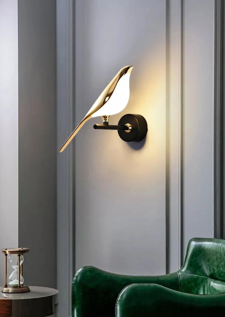 Vogel Wandlamp