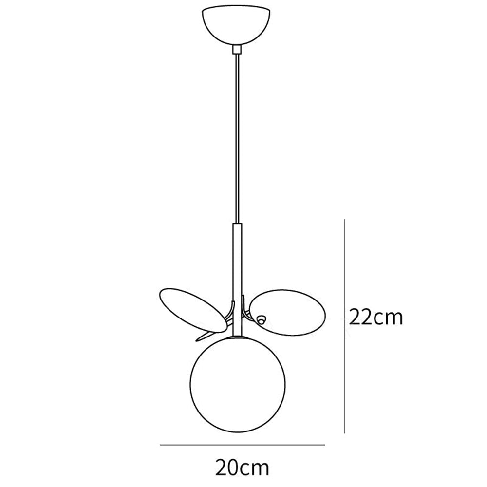 Glas Lampenkap Kroonluchter Persoonlijkheid Kunst PVC Hanglamp