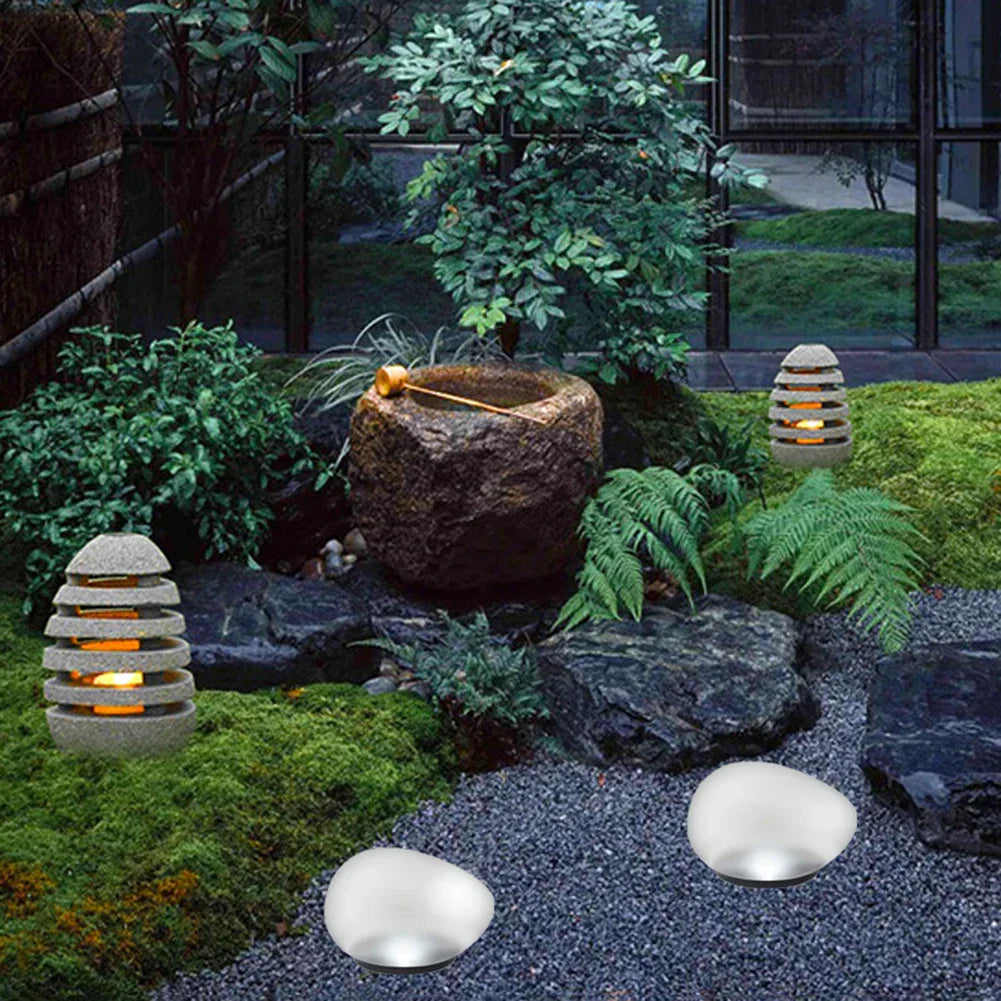 GlowPebble - Zonne-energie LED Kiezelverlichting voor Tuin & Pad