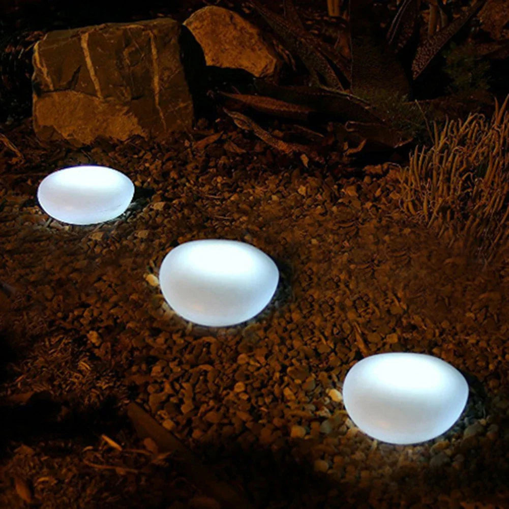 EcoPebble - Zonnelicht Kiezelsteenlamp