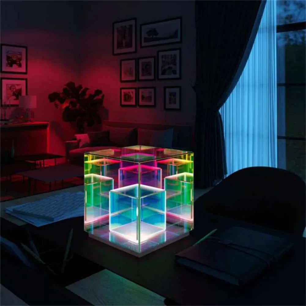 Concentric Cube Tafellamp