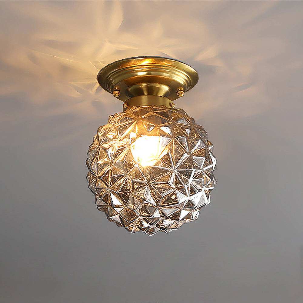 Moderne Heldere Glazen Bal Plafondlamp voor de Hal