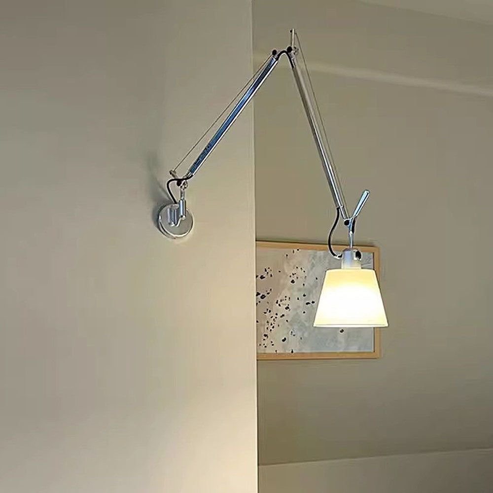 Moderne Draaibare Zilveren Wandlamp