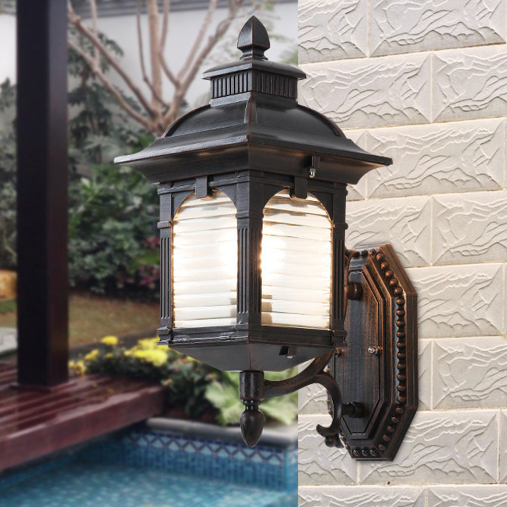 Europese Zwarte Balkon Buitenwandlamp