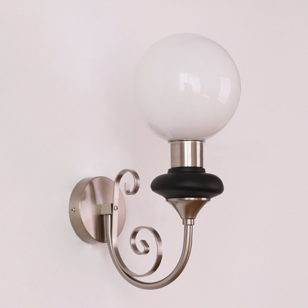 Franse Retro Glas 1-Licht Wandlamp