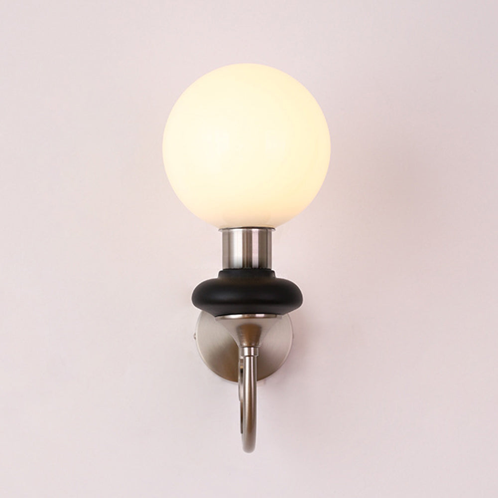 Franse Retro Glas 1-Licht Wandlamp