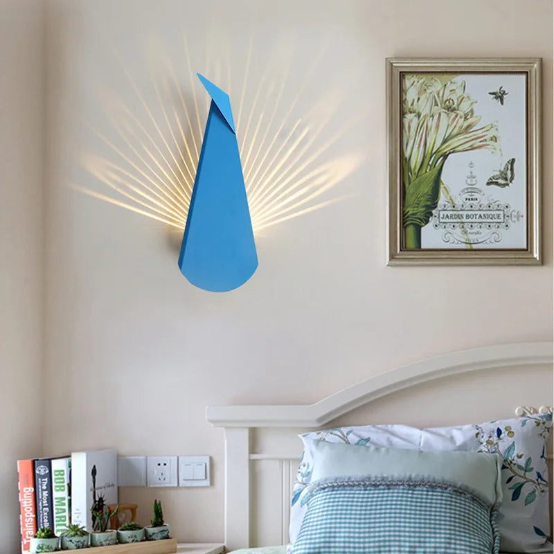 ElegantLicht - Peacock Wall Lamp Moderne LED Wandlamp