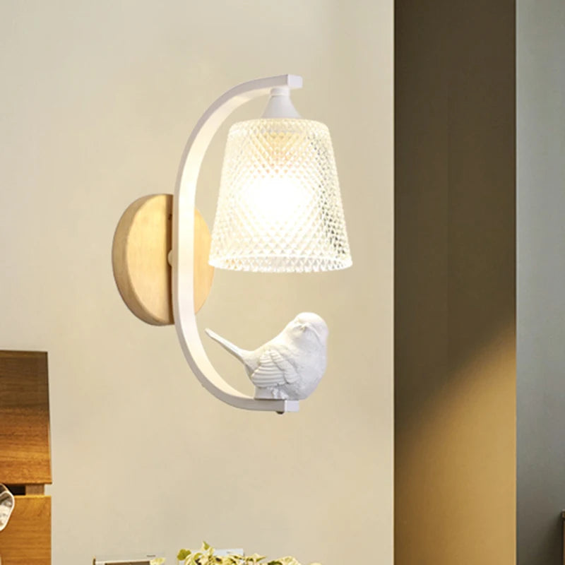 NordicBird - Moderne Wandlamp met Vogelontwerp voor Slaapkamer en Woonkamer