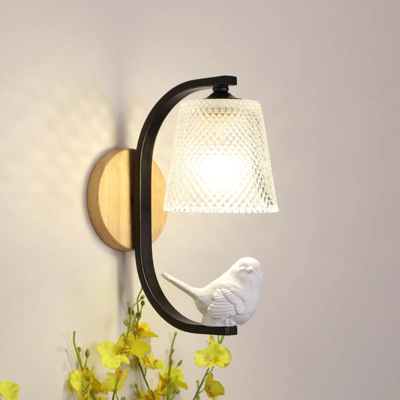 NordicBird - Moderne Wandlamp met Vogelontwerp voor Slaapkamer en Woonkamer