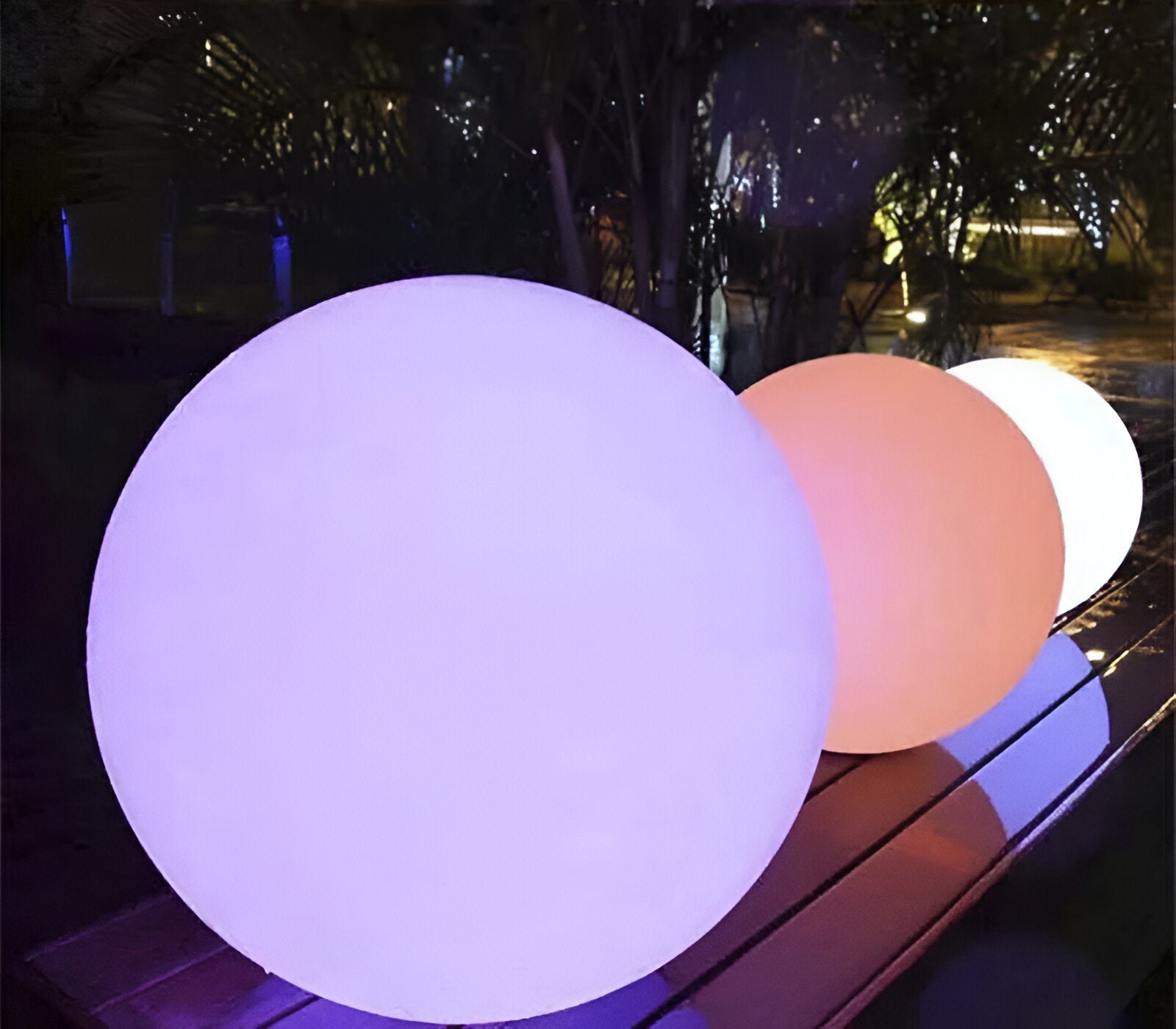 GlimmerSphere LED Buiten Decoratie - Kleurenwisselende, Waterdichte Zwevende Bollen