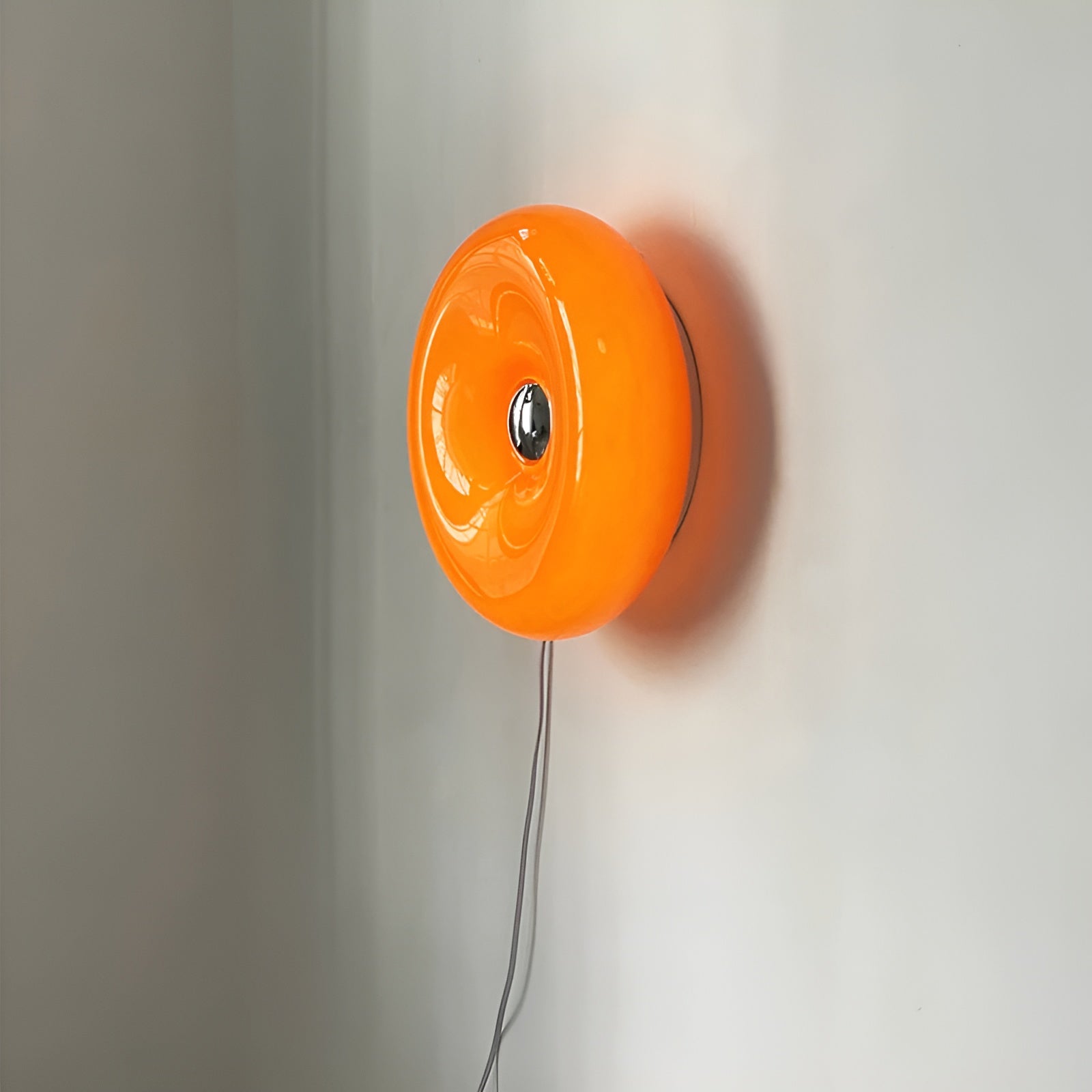 Orange Donut Lamp - Stijlvolle Wandleuchte en Tafellamp