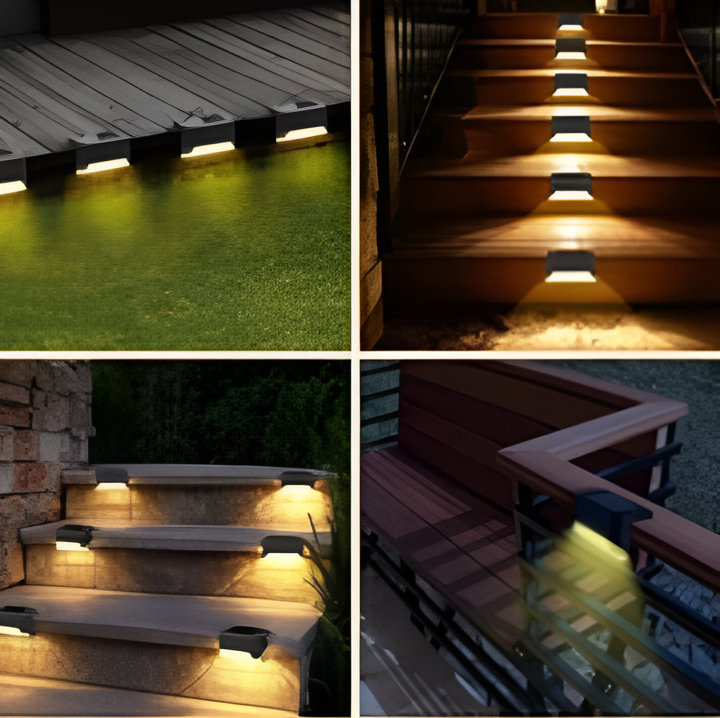 PathStep Lights - LED Solar Trapverlichting - Waterdichte Buitenlamp