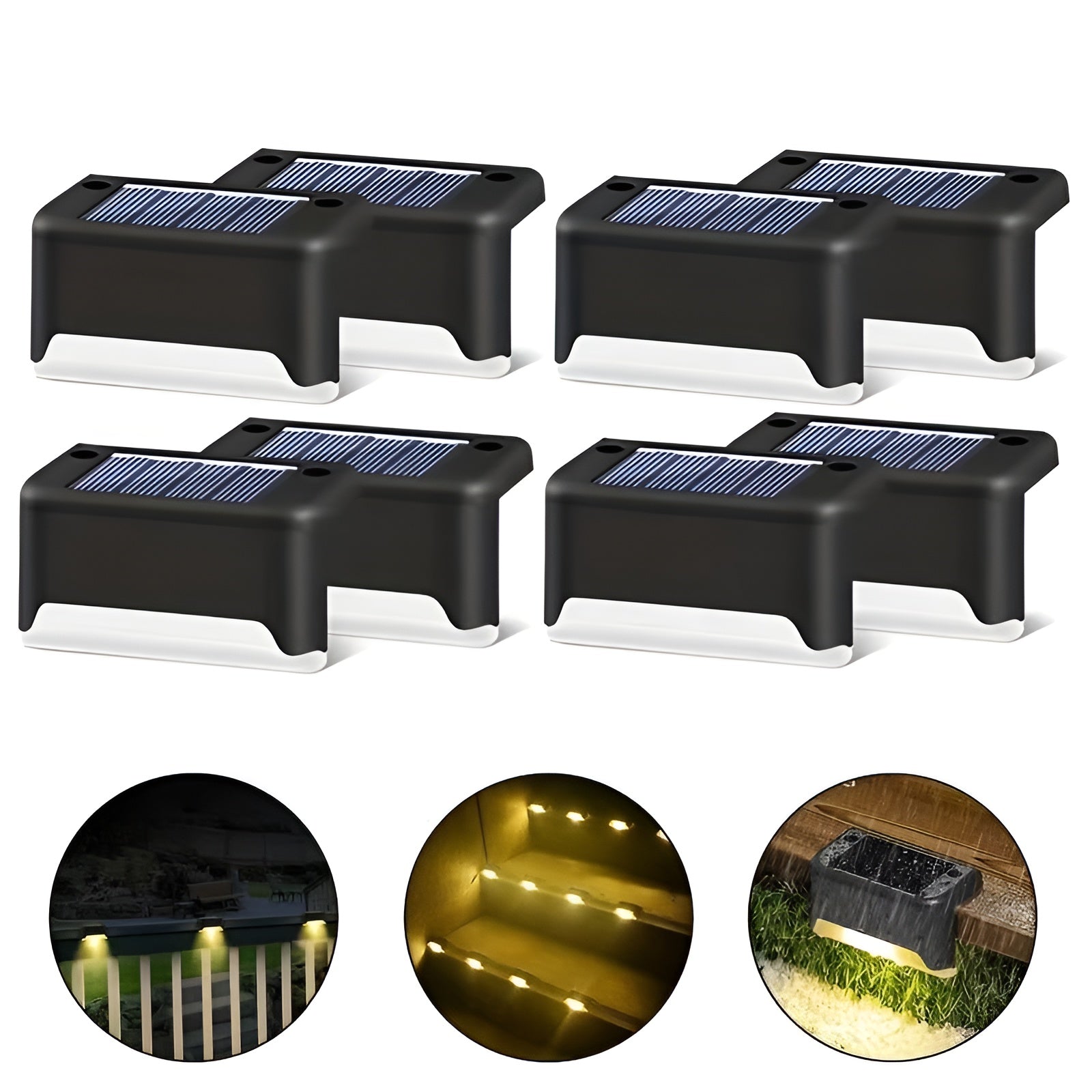 PathStep Lights - LED Solar Trapverlichting - Waterdichte Buitenlamp