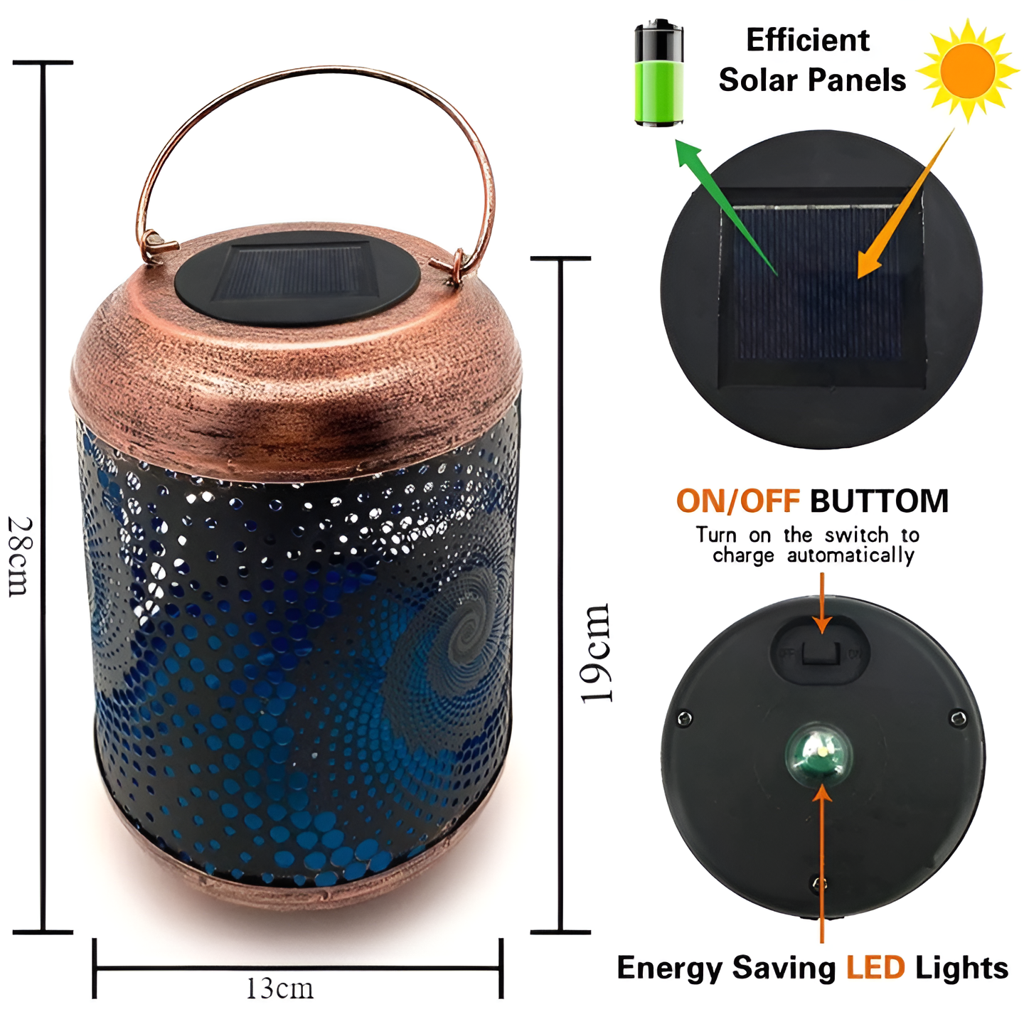 SpiCircle - Solarprojectorlamp met Spiraleffect voor Buiten