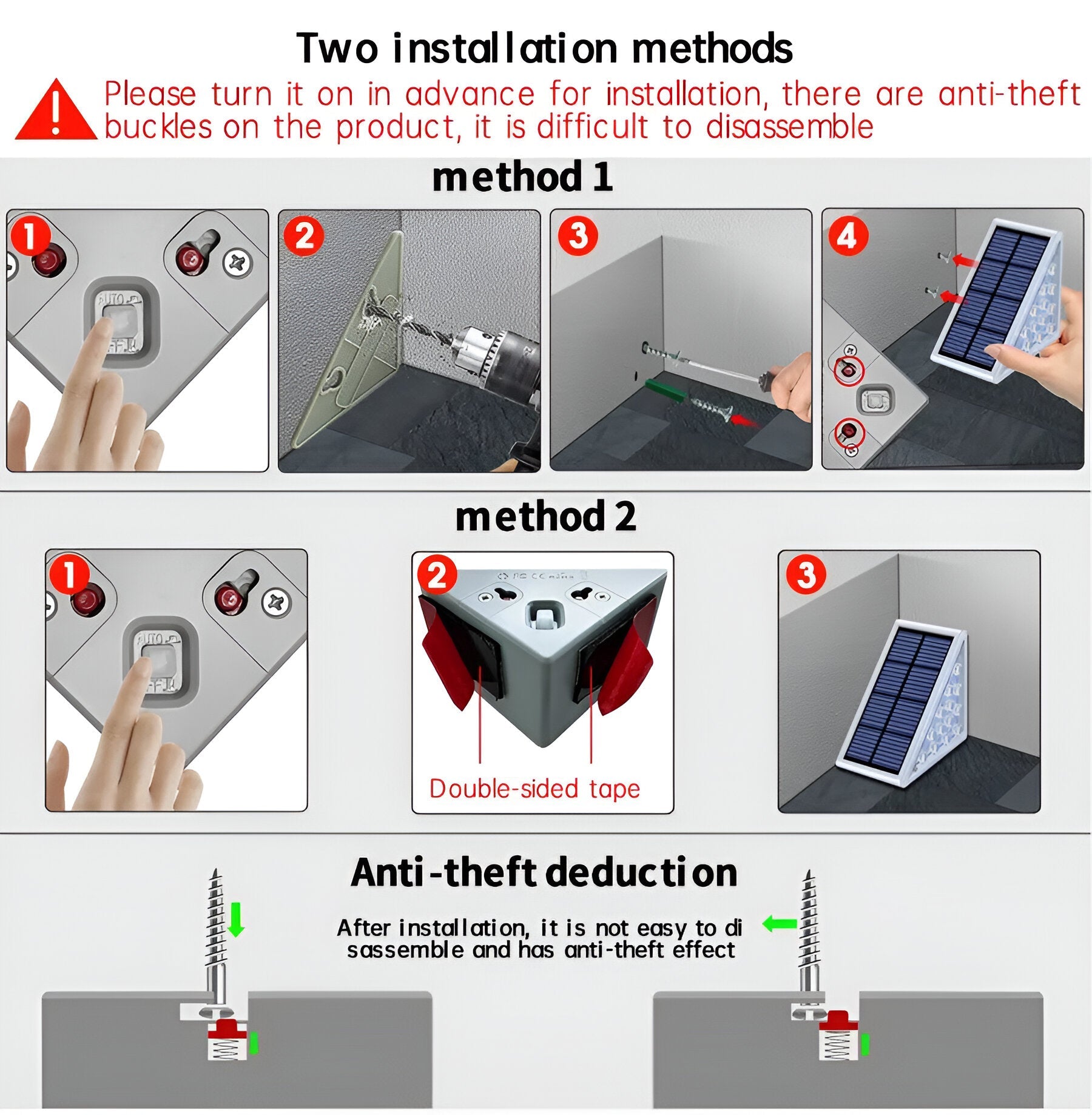 Twilight SolarDuo - IP67 Solar Tuinverlichting voor Trappen en Paden