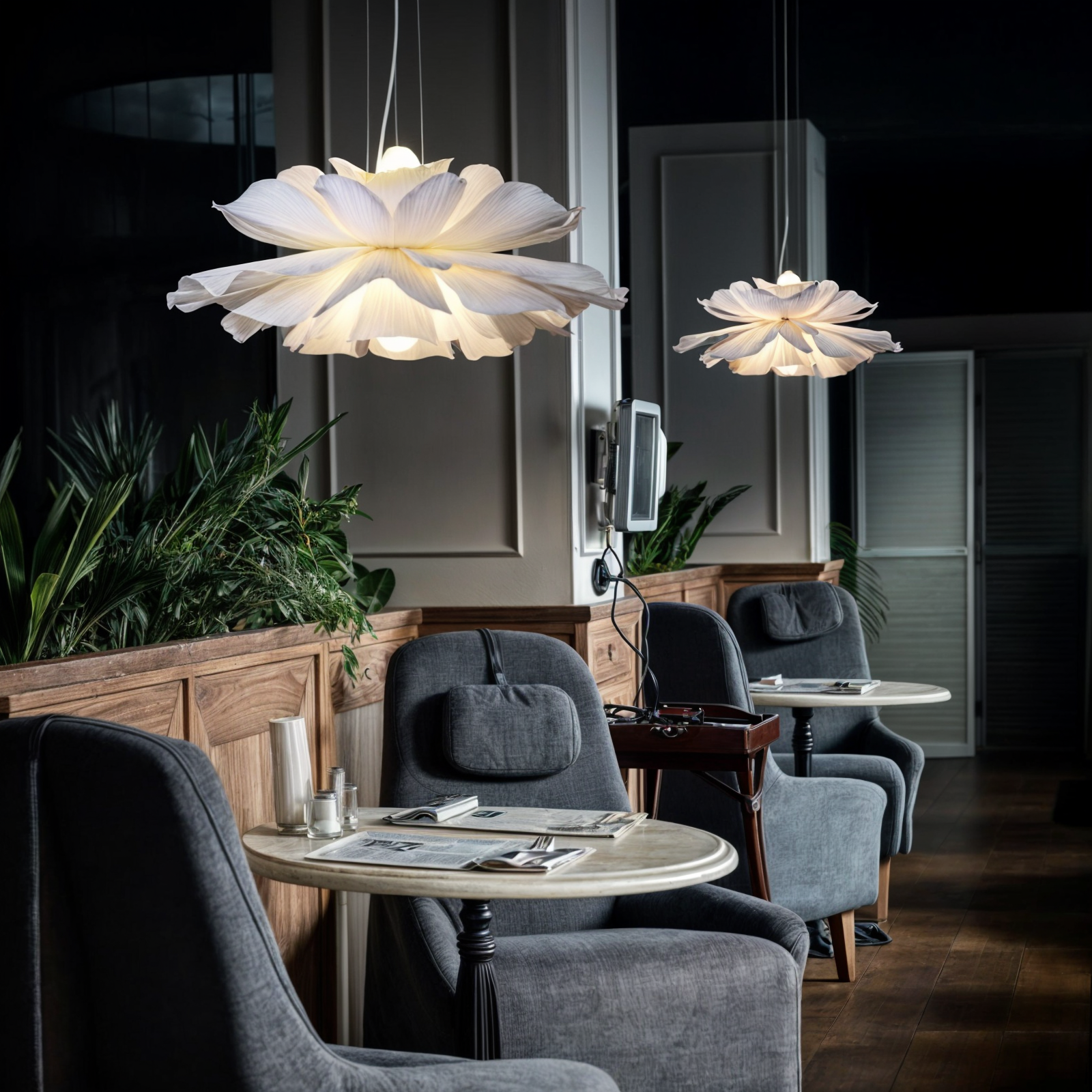 The Paper Lamp - Elegante Handgemaakte Plafondlamp