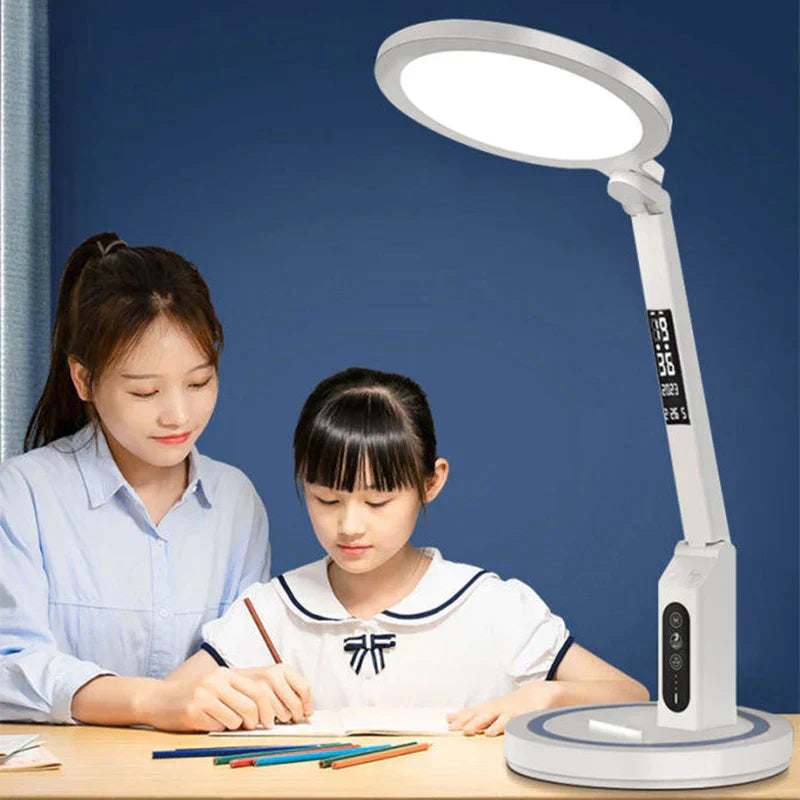 LumiTime - Multifunctionele LED Bureaulamp met Klok