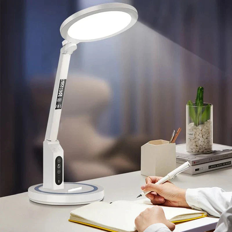 LumiTime - Multifunctionele LED Bureaulamp met Klok