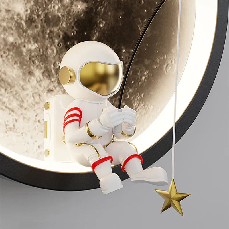 LunaGlow - Astronaut LED Wandlamp