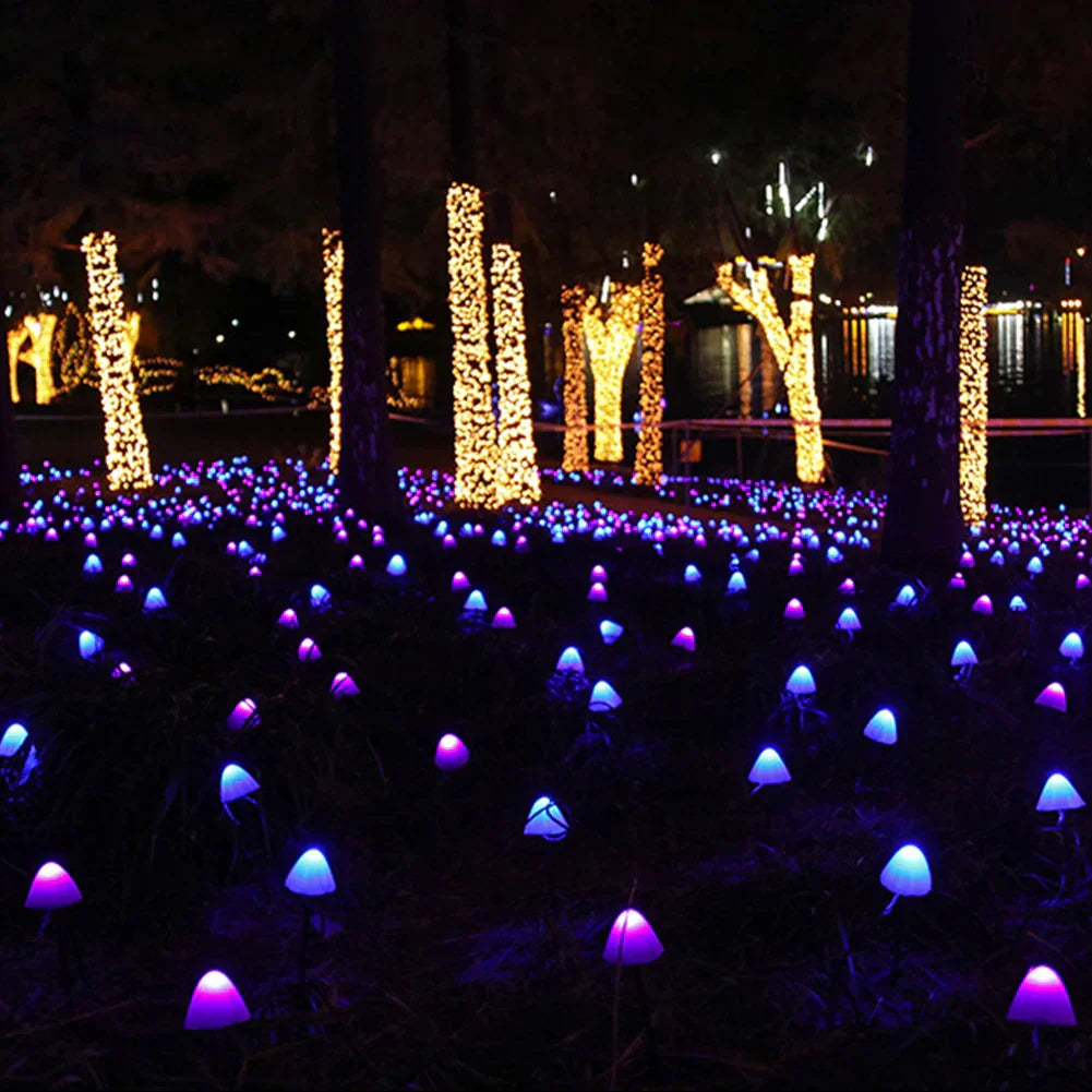 SolarGlow - Zonne-Paddenstoel Sfeerverlichting – LED Tuinlampen op Zonne-Energie, Weerbestendig