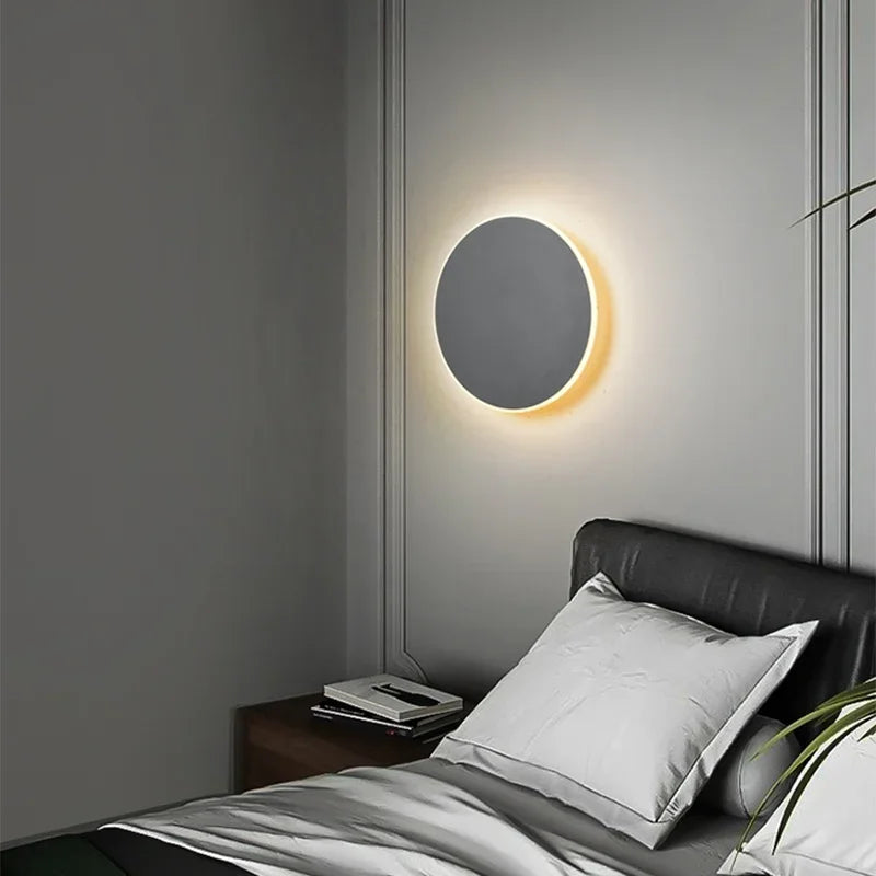 SleekGlow - Moderne Ronde LED Wandlamp