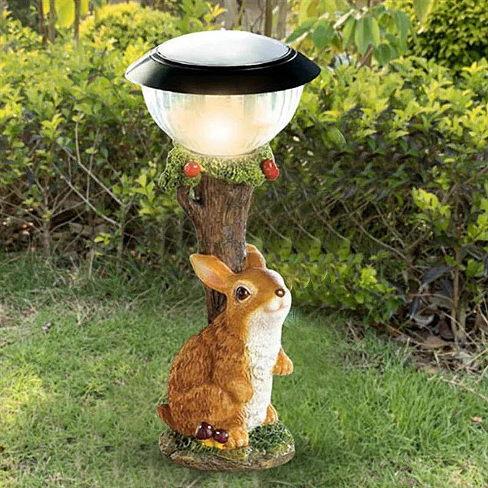 LumiPet - Solar Tuinlamp met Dierenfiguur – Decoratieve LED Buitenlamp voor Tuin en Terras