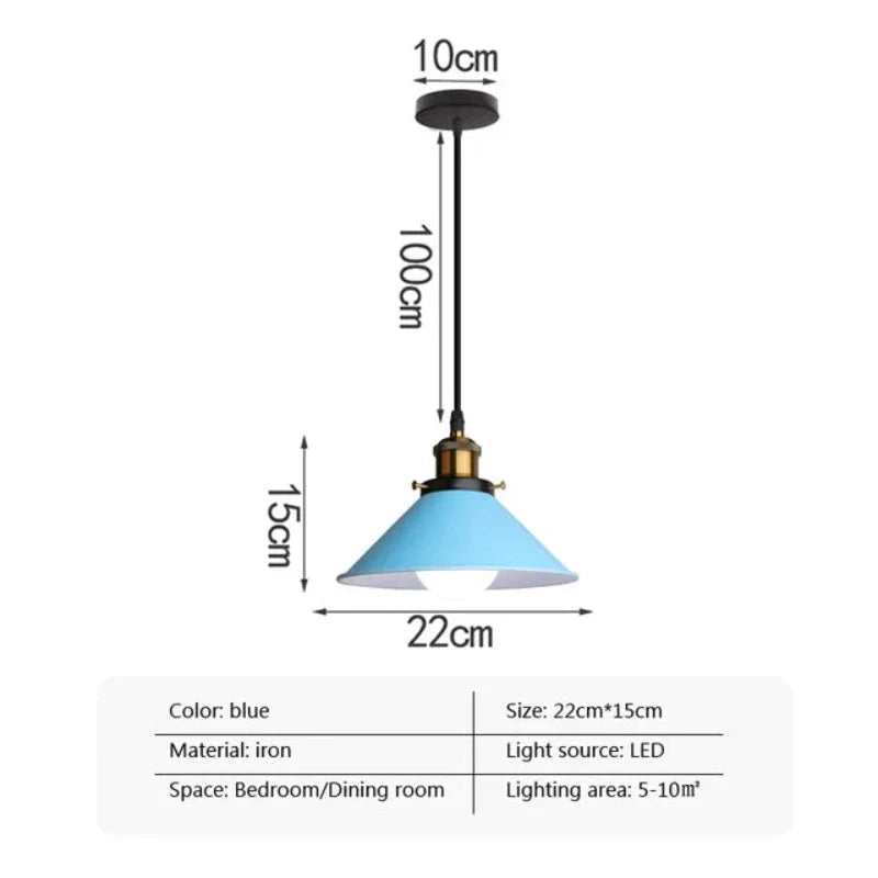 Industrieel Elegance - LED Hoorn Hanglamp