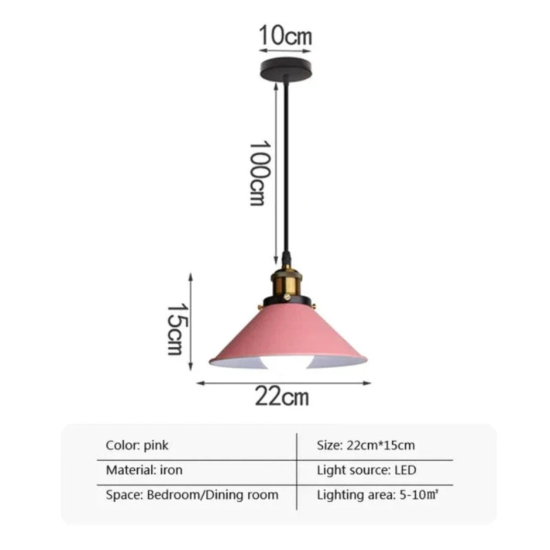 Industrieel Elegance - LED Hoorn Hanglamp