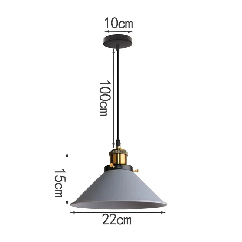 Industrieel Elegance - LED Hoorn Hanglamp