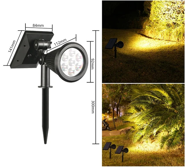 SolarGlow - Solar LED Tuinspot voor Padverlichting – Slank, Weerbestendig & Energiezuinig