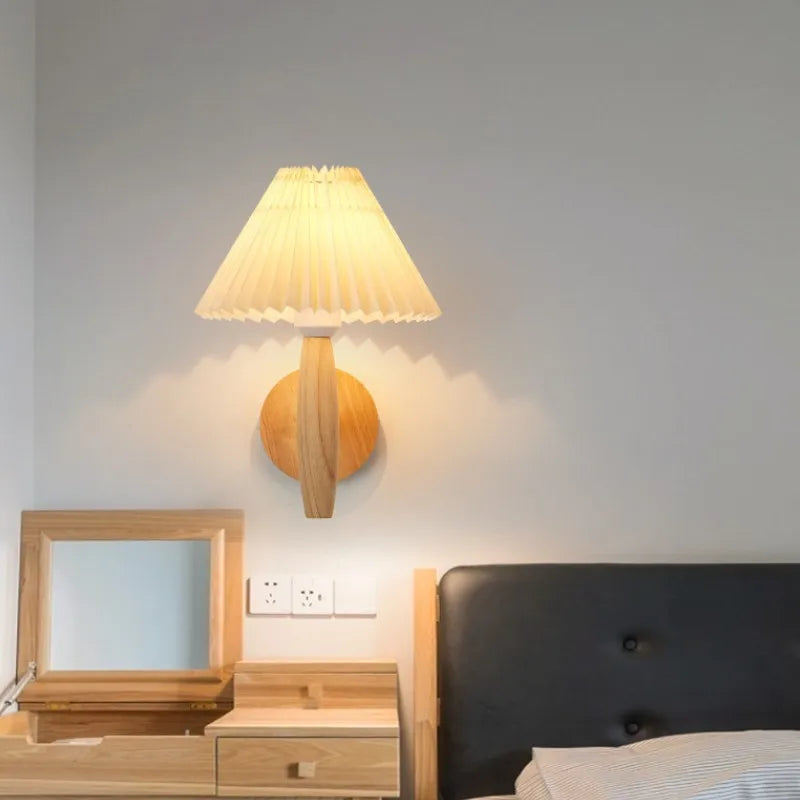 EikenLicht - Stijlvolle Houten Wandlamp