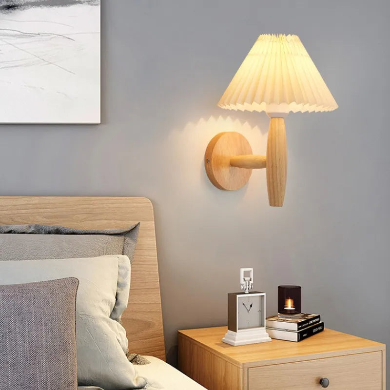 EikenLicht - Stijlvolle Houten Wandlamp