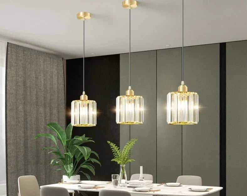 GlinsterLicht - Elegante K9 Kristallen Hanglamp