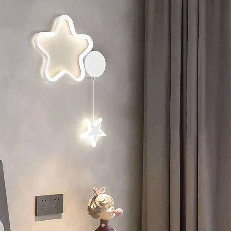 LumiDroom - Wolken Ster Maan LED-Wandlamp