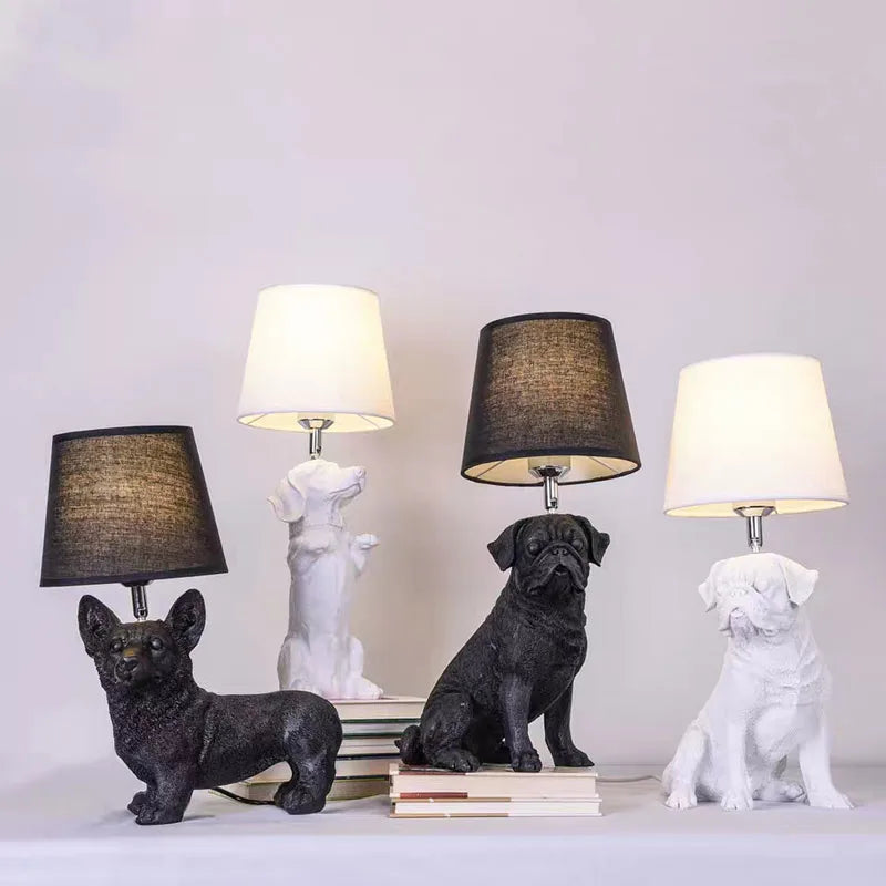 PupElegance - Art Deco Hond Tafellamp