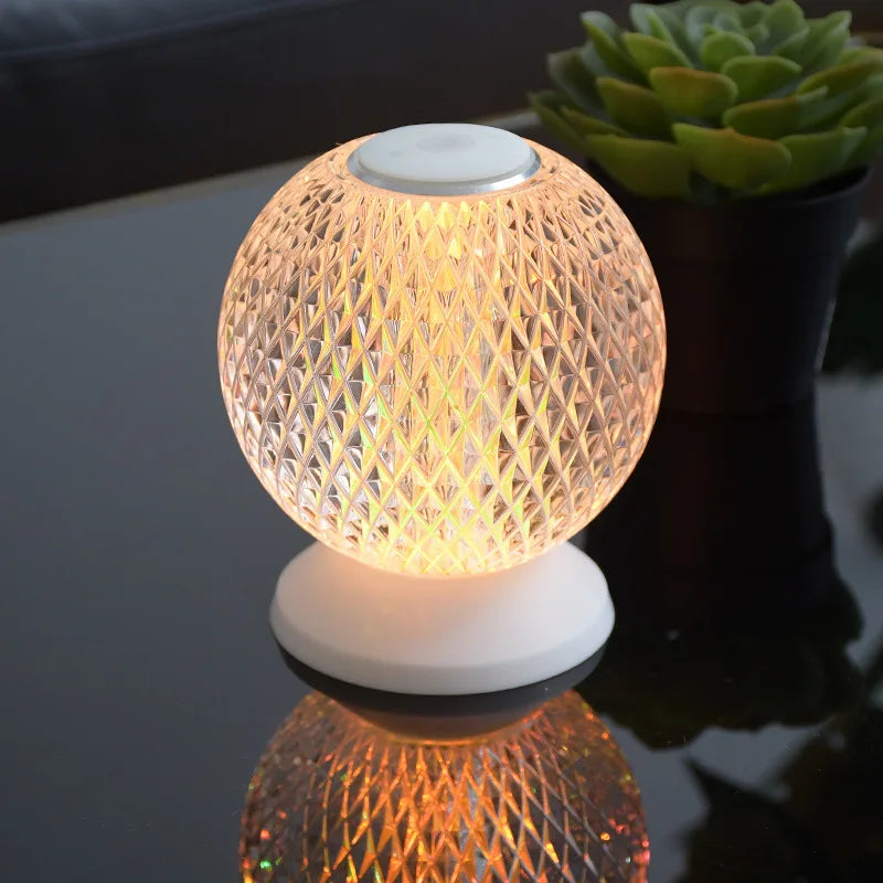 CrystalWave - Moderne draadloze kristallen lamp