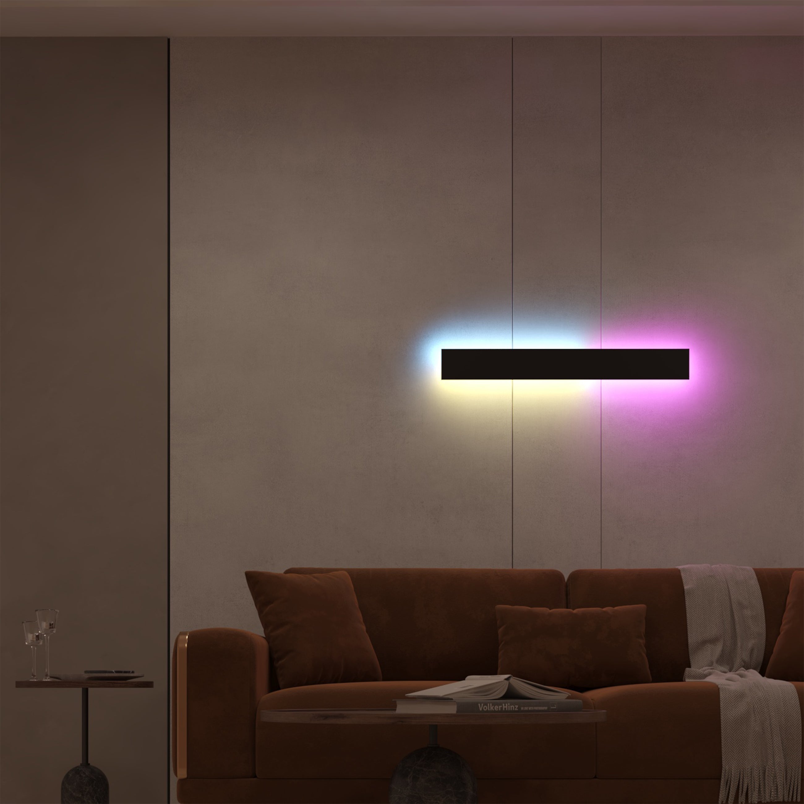 Noire Wandlamp - Moderne Verlichting met Stijlvolle RGB Opties