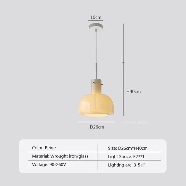 MiddeleeuwseElegantie - Transparante Hanglamp