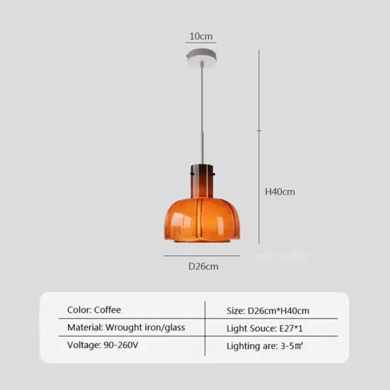 MiddeleeuwseElegantie - Transparante Hanglamp