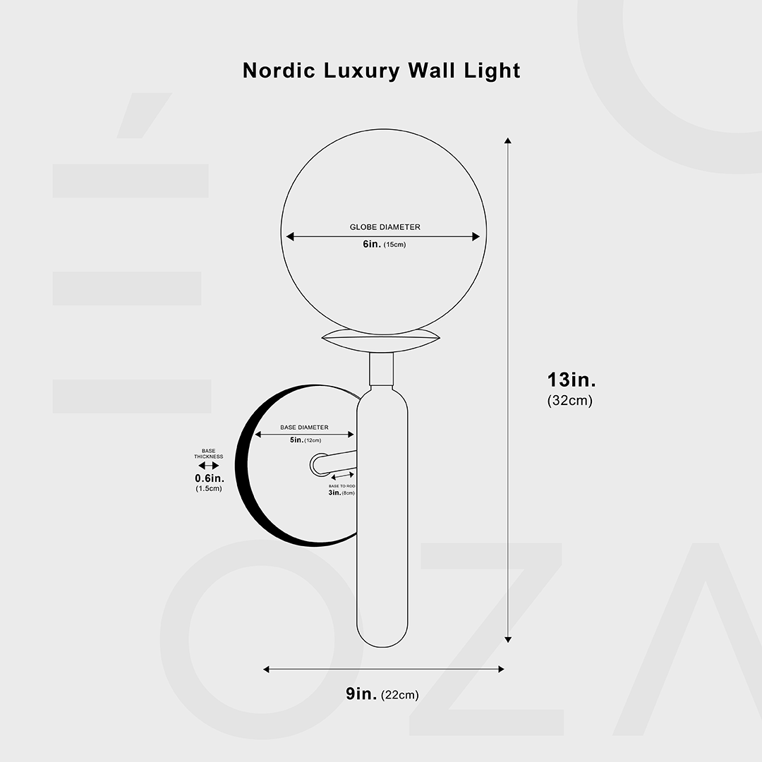 Nordic Luxe Wandlamp