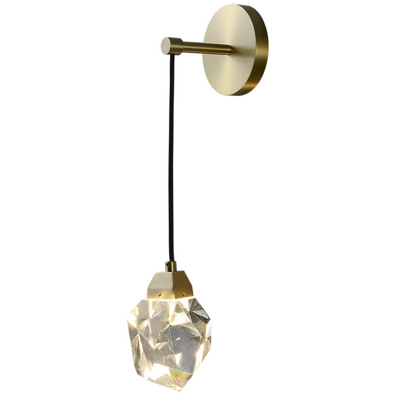 LuxorLicht - Moderne kristallen wandlamp met LED-verlichting