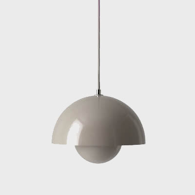 Scandinavische Macaron 1-Licht Halfronde Hanglamp